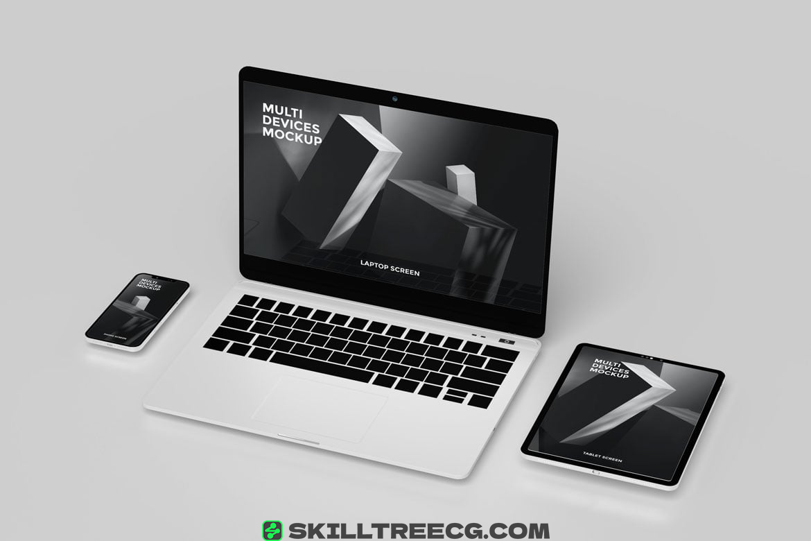 图片[5]-Multi device mockup Phone, Laptop and Tablet（370088）-技能树
